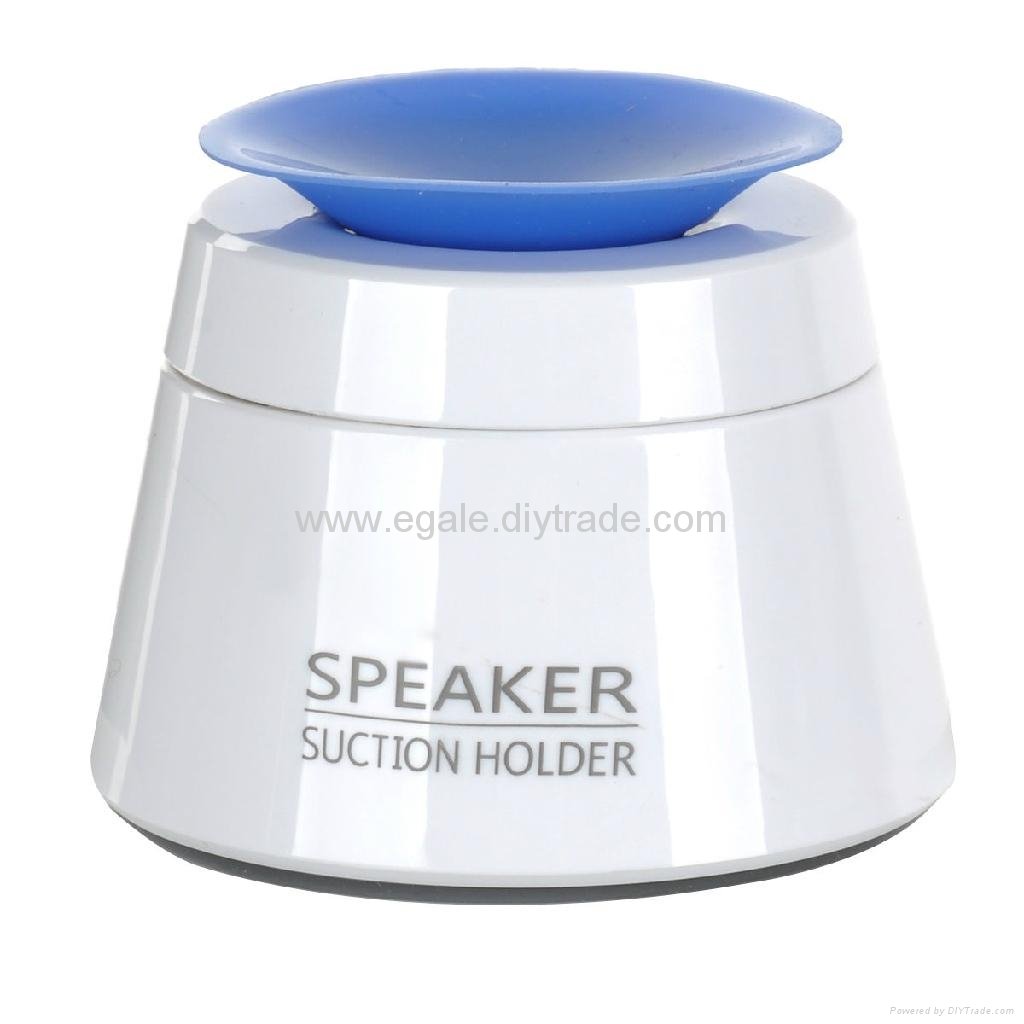 Folding Mini Speaker with suction cup phone holder 2
