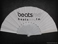 2014 Hot Selling Promotion Plastic Fabric Hand Fan