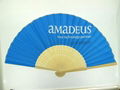 2014 Hot Selling Promotion Bamboo Paper Hand Fan 3