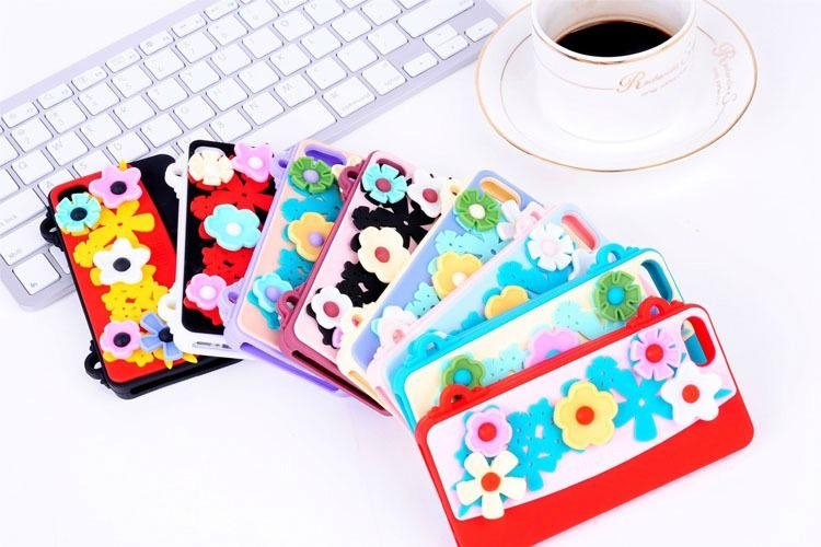 shockproof silicon lady Purse Handbag phone case for Iphone 4 2