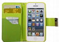 wallet leather flip cover case for iphone 