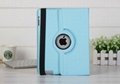 360 Degree rotation stand leather tablet case For ipad Mini