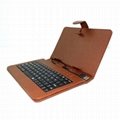 universal Keyboard leather Case for all inch Tablet pc  3