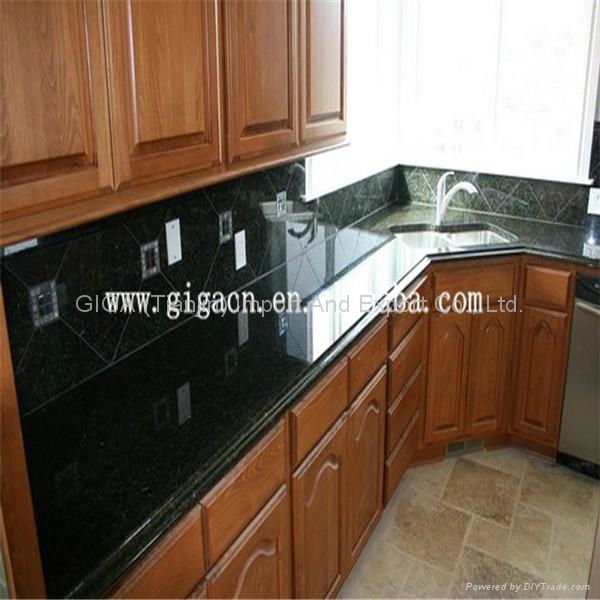 GIGA 10-22mm Polished Cindy Green granite tiles  5