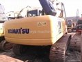 Used PC220-7 Komatsu excavator 4