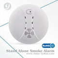 Battery operated photoelectric smoke detector LYD-608 1