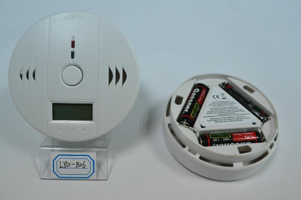 Best selling LCD display carbon monoxide detector LYD-806 3