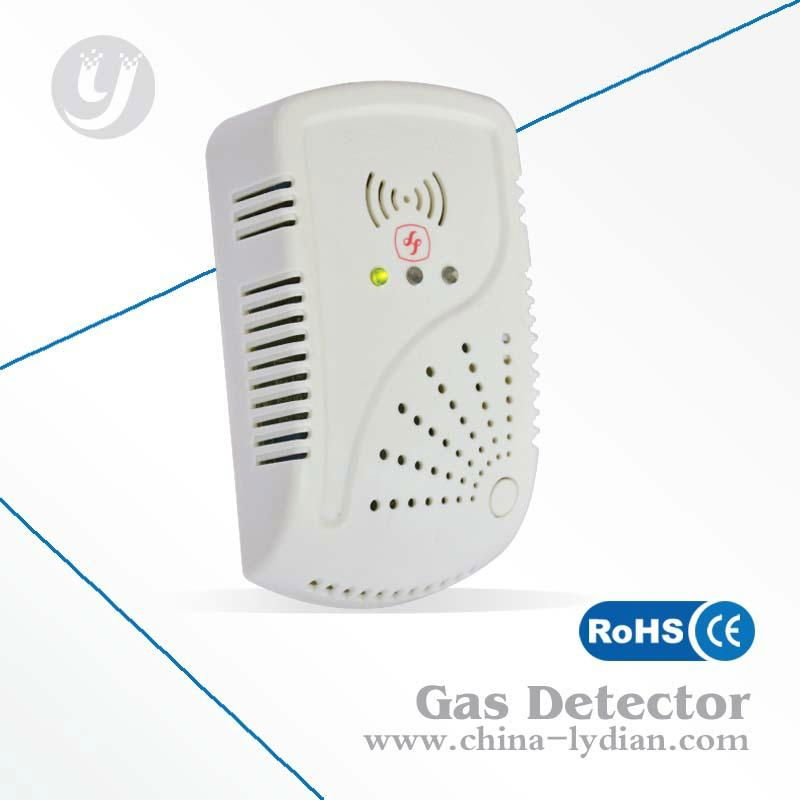 CE approved AC powered  lpg lng& co gas detector