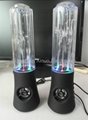 2.0 Speaker with LED lights,water dancing  4