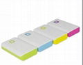 Newest touch button Universal 6600mah~8400mah battery power bank for smar 2