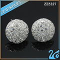 cubic zirconia 1mm white round for jewelry making 3