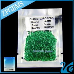 cubic zirconia emerald gemstone for sale