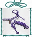 Braided Nose Cowboy Rope Halter Lead Horse Tack Equine (skype: norerope)