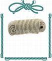 Multi purpose braided cotton rope cotton