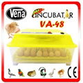 Hatching 48 Eggs Transparent Cheap Fully Automatic Chicken Egg Incubator