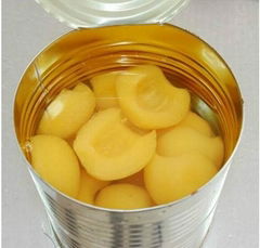 Canned Fruits Canned Yellow Peach