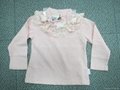 2014 high quality kids blouse base shirts in stock 4