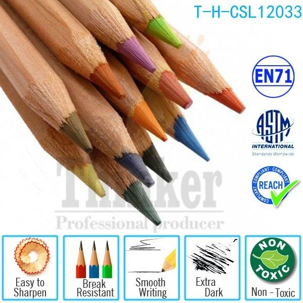 Black Wooden Pencils Pink Eraser Plastic Sharpener Pen Pouch Set  5
