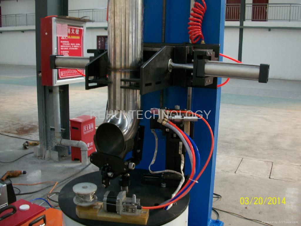 Automatic welding machine for tube to tube 