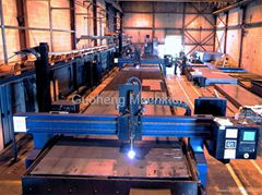 CNC Flame/Strip Oxy-fuel Cutting Machine for Steel Plate Profiling