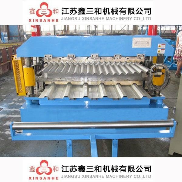 Double layer roofing roll forming machine