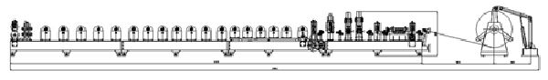 C Z Interchangeable purlin Roll forming machine 4