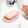 Silicone soap dish with strong drainage function 1