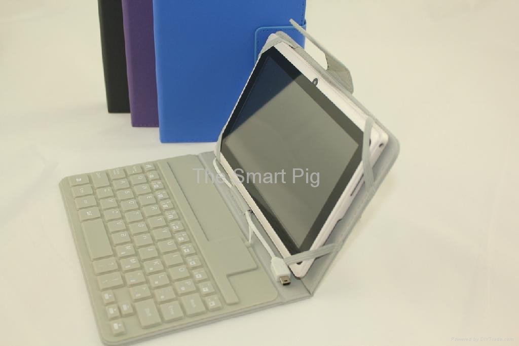 Tablet Leather Case  Universal keyoard Bag For Gigaset Qv 1030 10" Protective Ca 2