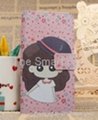 Hot  Catoon Pretty Girl Stand Leather Wallet Filp Card Case Cover  4