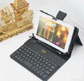 Solar Energy  Keyboard+Touch Leather Case Cover+Flim For MID protctive Case 2