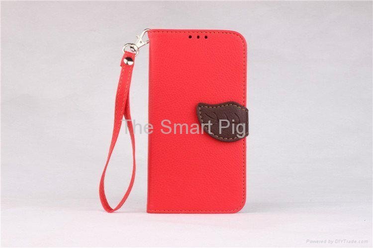 PU Leather Wallet Flip Cover Stand Case For Samsung Galaxy S5 Fashion Style 2