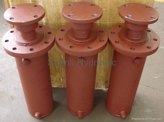 flanged hydraulic cylinder