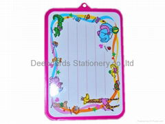 91021c cartoon double dry erase board 7.6"x11"