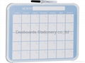 91071 Month Schdule Magnetic Dry Erase