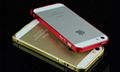 Fashion and luxury aluminum metal bumper frame case for iPhone 5