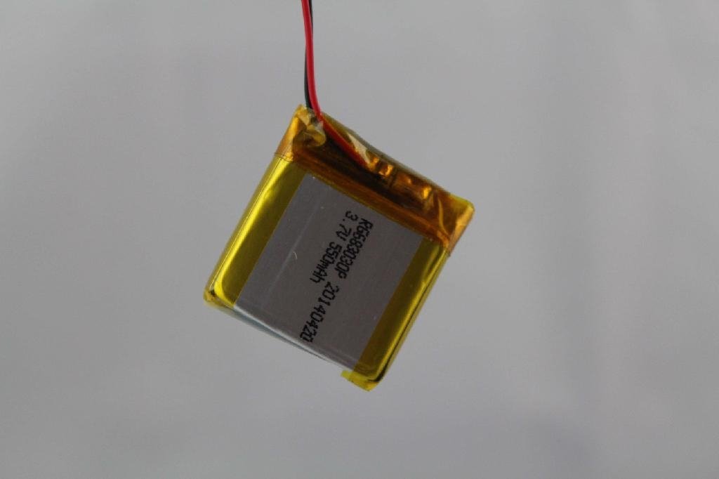 Lithium polymer battery 500mAh 550mAh for solar lamp