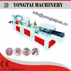 disposable bouffant cap making machine