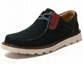 casual genuine leather flat rubber sole men's footwear shoes 2