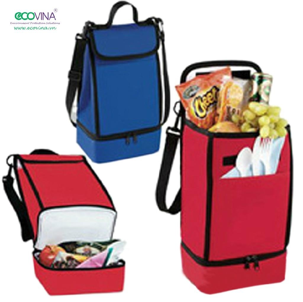 non woven cooler bag for keeping warm and cold 1