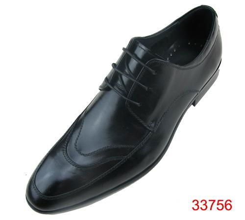 sharp head men waxed calfskin dress shoes 3