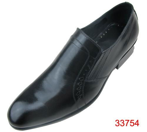 shining waxed calfskin high quality dress men shoes  3