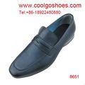 casual elegant wholesale calfskin leather men shoes - 1