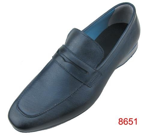 casual elegant wholesale calfskin leather men shoes - 3