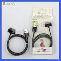 Fabric Braided Phone Data Cable for Iphone4/4S 2
