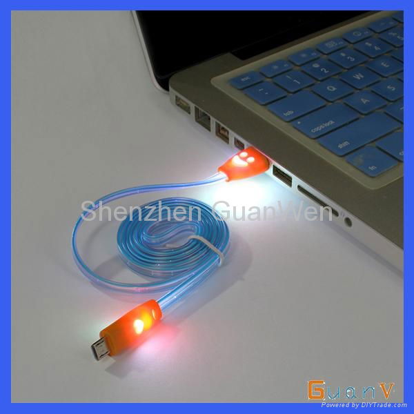 Telephone Line Wire Micro USB Charging Lightening Cable 3