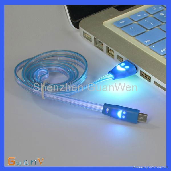 Telephone Line Wire Micro USB Charging Lightening Cable 4