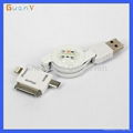 3 in 1 Electronical USB Wire for Universal Mobile Phones 1