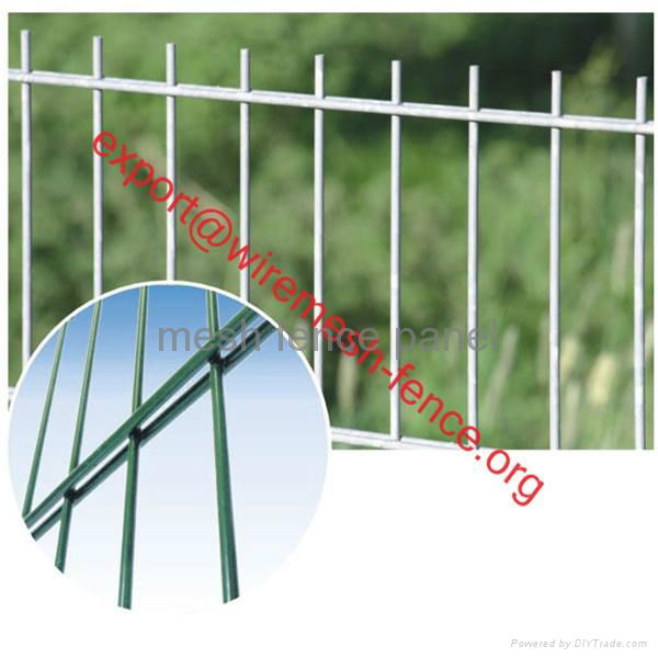 PVC/Powder coated double wire fence(wholesales price)