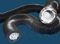 PVC foil bonded with aluminum foil duct