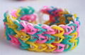 Rainbow silicone bracelet 2